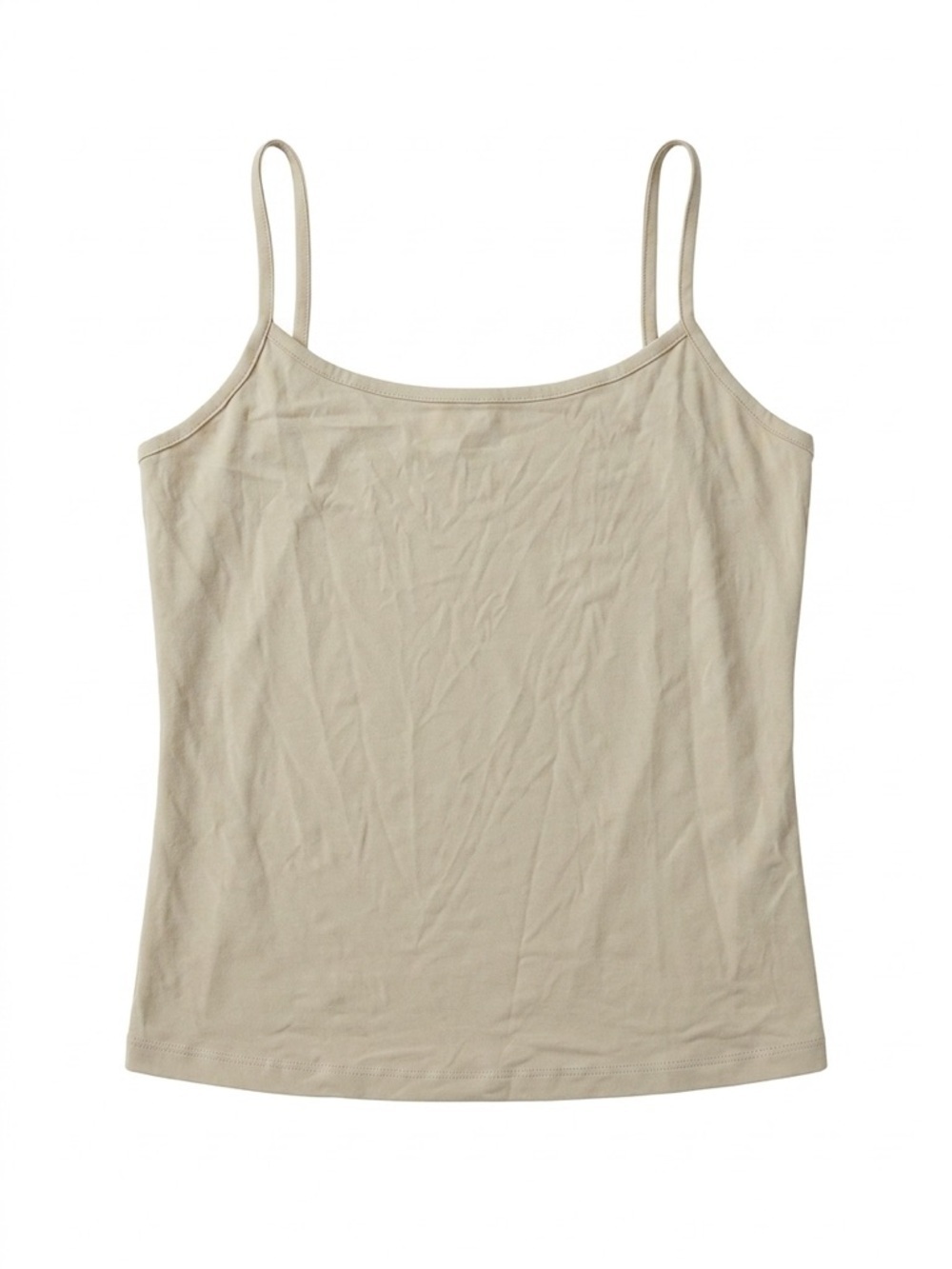 Cleo Petites Beige Neutral Cami Tank Top - Size Large